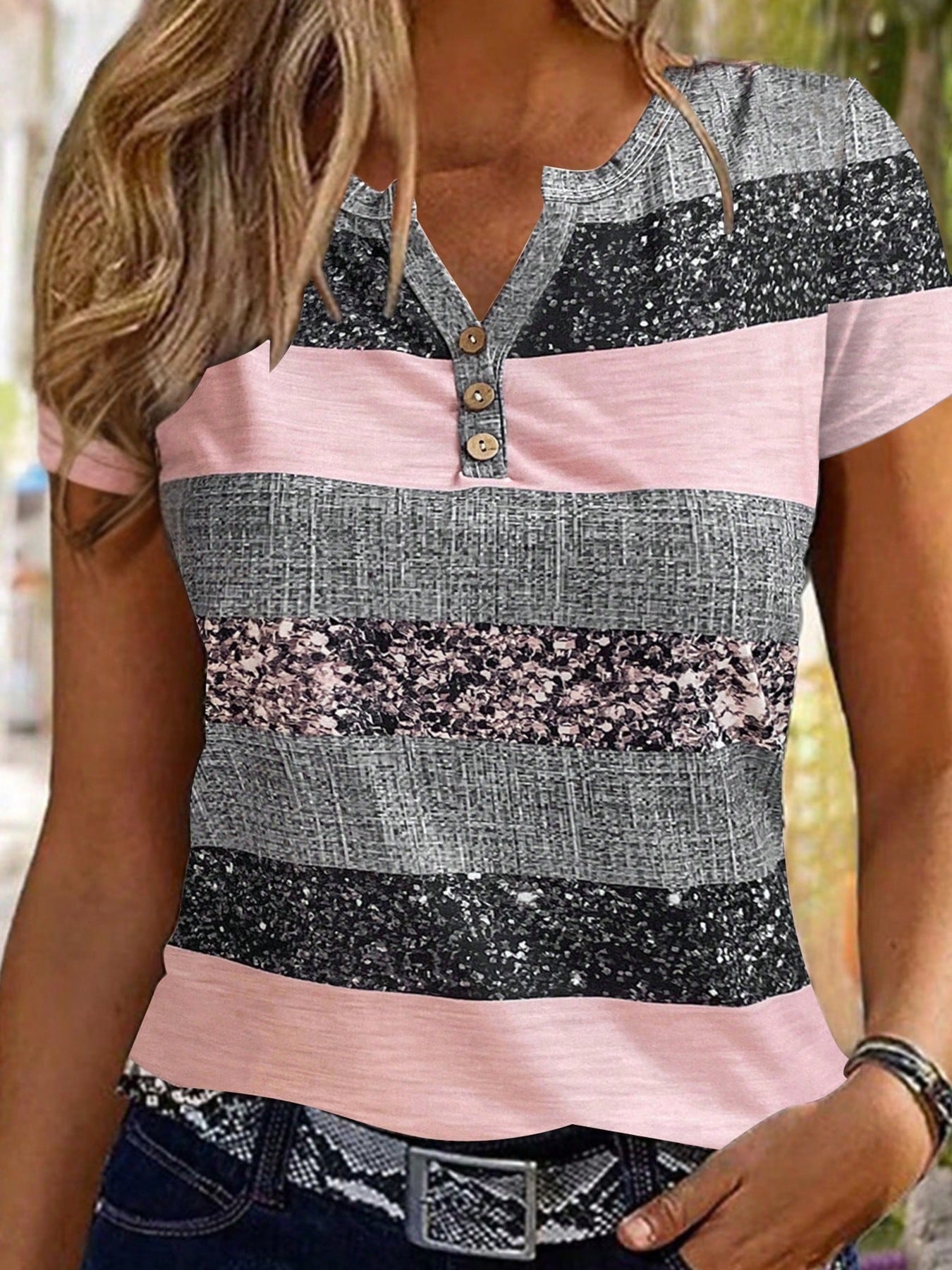 Printed Casual Comfortable Versatile T-shirt