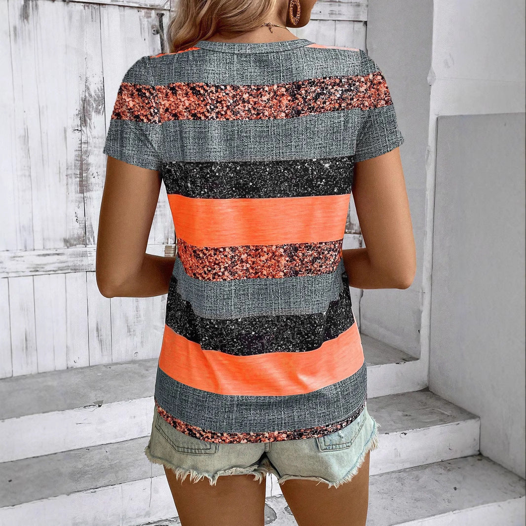 Printed Casual Comfortable Versatile T-shirt