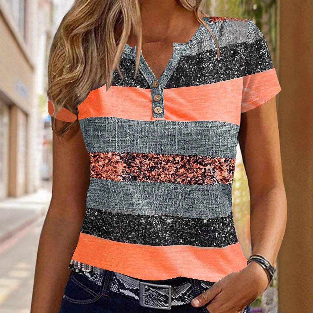 Printed Casual Comfortable Versatile T-shirt