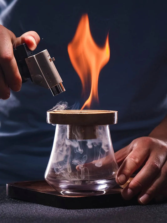 Cocktail Smoker With Wood Shavings